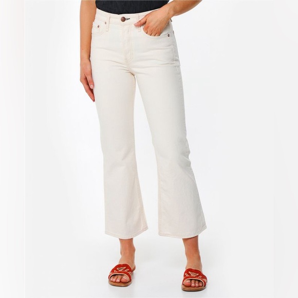 Rag & Bone Maya High-Rise Cropped Flare Jeans - Picture 1 of 13